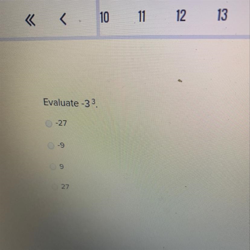 Evaluate -3 3 -27 -9 9 27-example-1