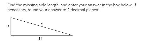 Missing side of a triangle-example-1