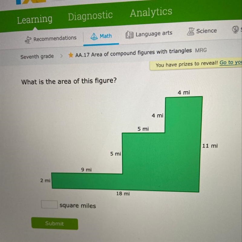 What is the area of this figure?-example-1