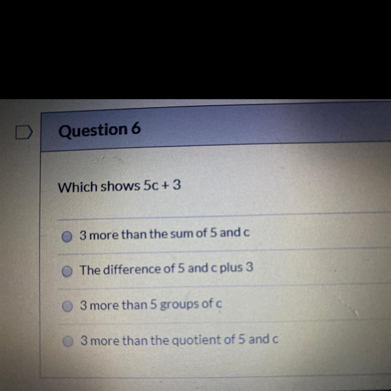 Which shows 5c + 3? Typing for extra-example-1