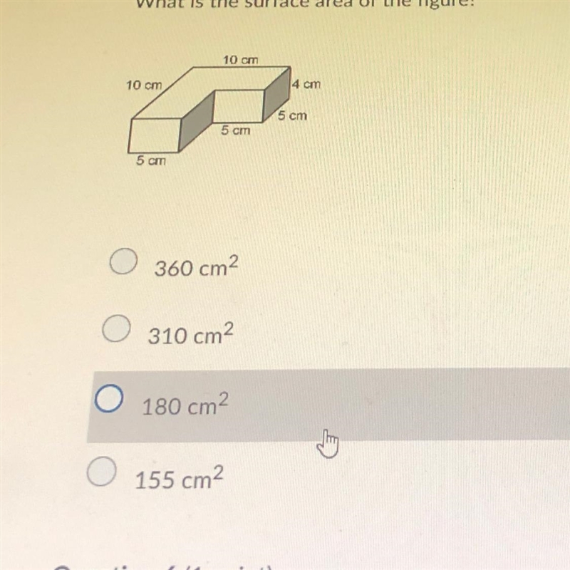 What is the surface area of the figure?-example-1