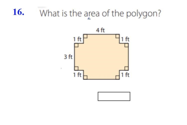 *ANSWER FAST* What is the area of the polygon?-example-1