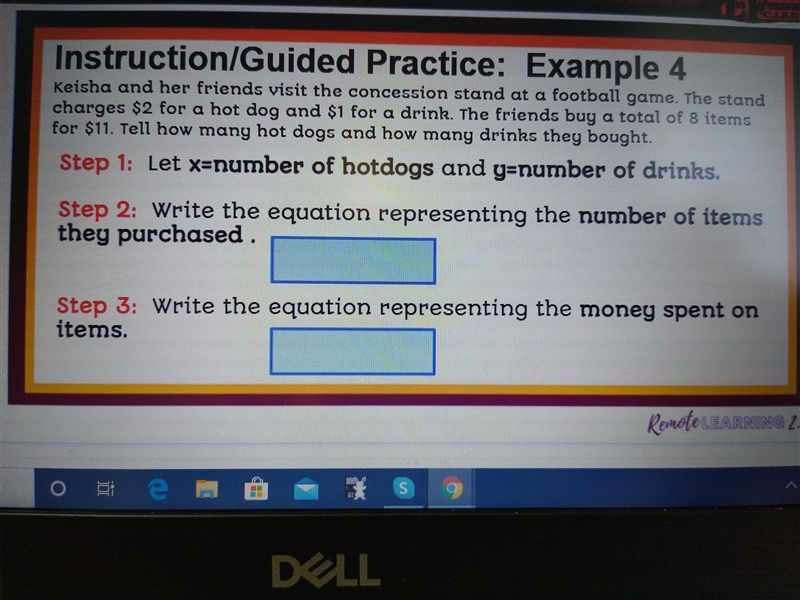 ⚠️HELP MEEE⚠️ Equations for y and x (8th grade math)-example-1