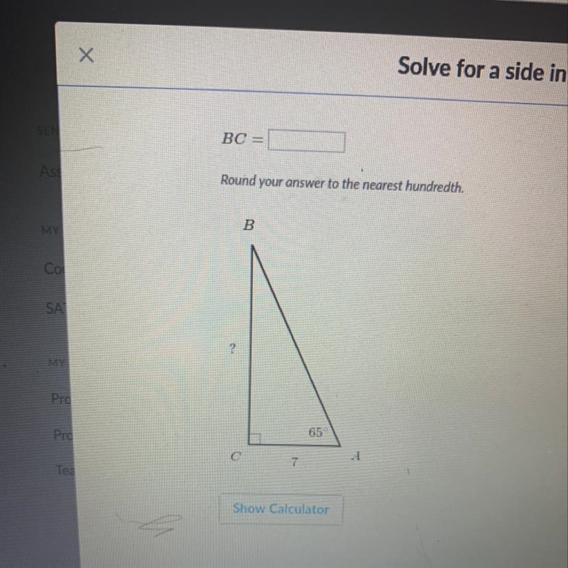 BC= Round your answer to the nearest hundredth.-example-1