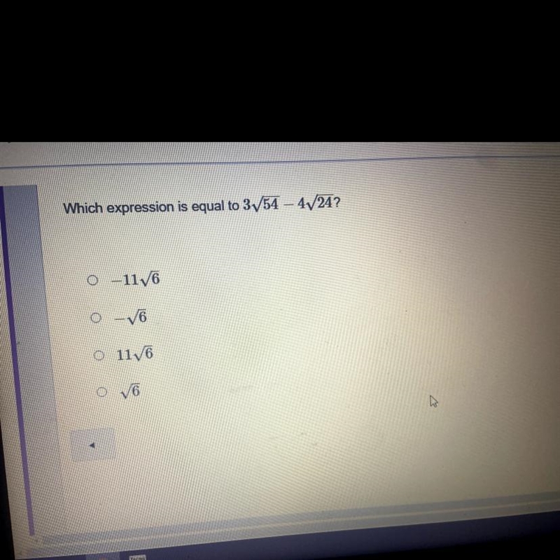 Which expression is equivalent to ...-example-1