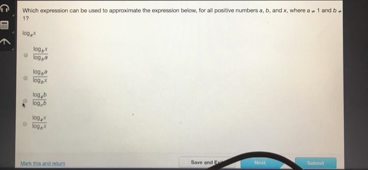 Which expression can be used to approximate the expression below, for all positive-example-1