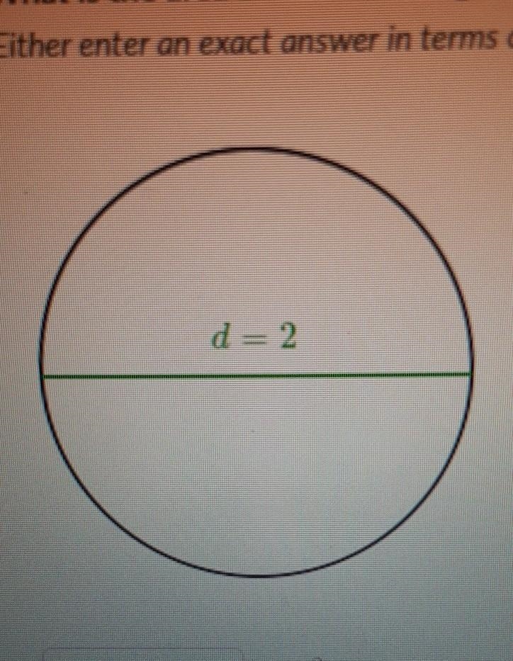 What is the area of the following Circle​-example-1