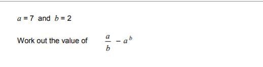 Work out the value of 1. 7/2 -a ² 2. 3x-8 = 19-example-1