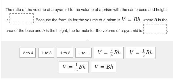 Drag and drop an answer to each box to correctly explain the derivation of the formula-example-1