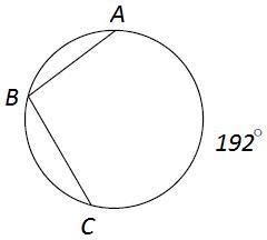 Find the measure of ∠ABC. Show your work.-example-1