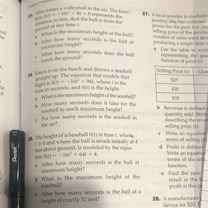 Please help with #23,24,&25 I need to finish by 9:00 pm, it’s due tmr on 3/16-example-1