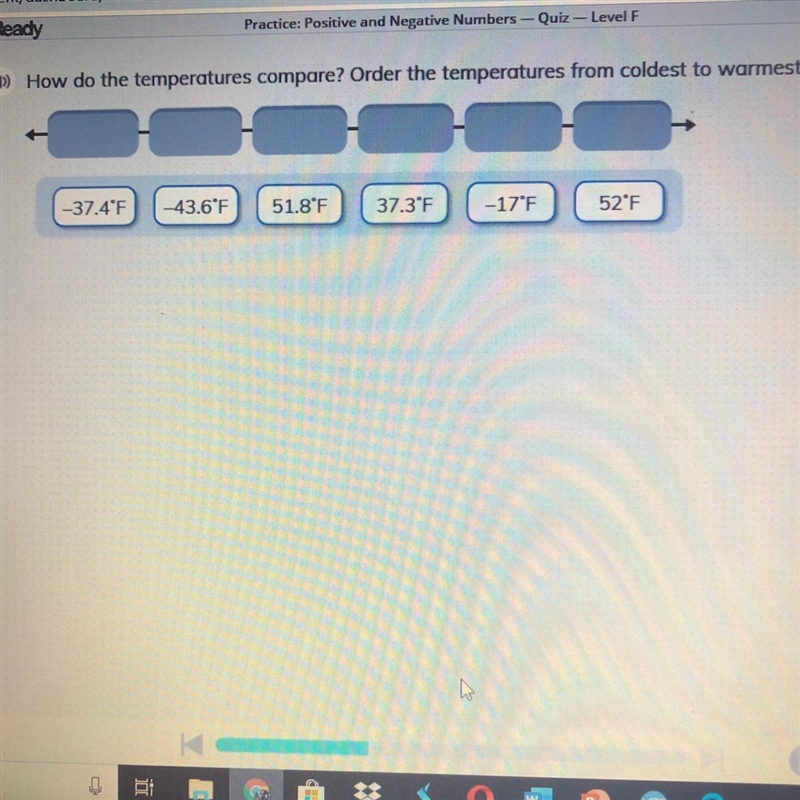 How do the temperature compare? Fro-example-1