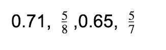 List the numbers from least to greatest.-example-1