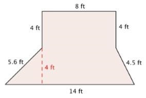 Find the perimeter area and area of the polygon.-example-1