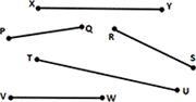 In the given figure, identify which of the line segments is longer than XY. Question-example-1