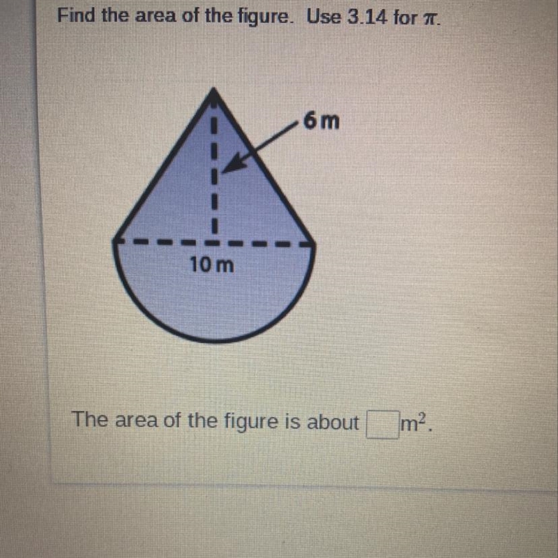 The area of the figure is about blank-example-1