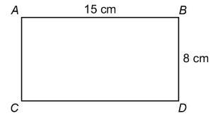 The rectangle shown is dilated by a scale factor of 3 Calculate the length of each-example-1