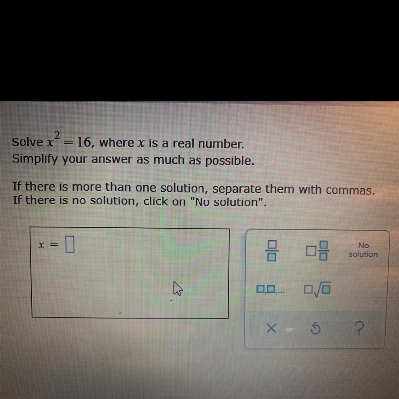 Solve where x is a real number-example-1