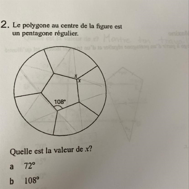 How do I find x?? It’s in french by the way.-example-1