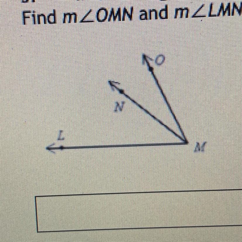 In the image below, m2OMN = (2x+9) and m2 LMN = (6x-7) and m2 OML = 66. Find m ZOMN-example-1