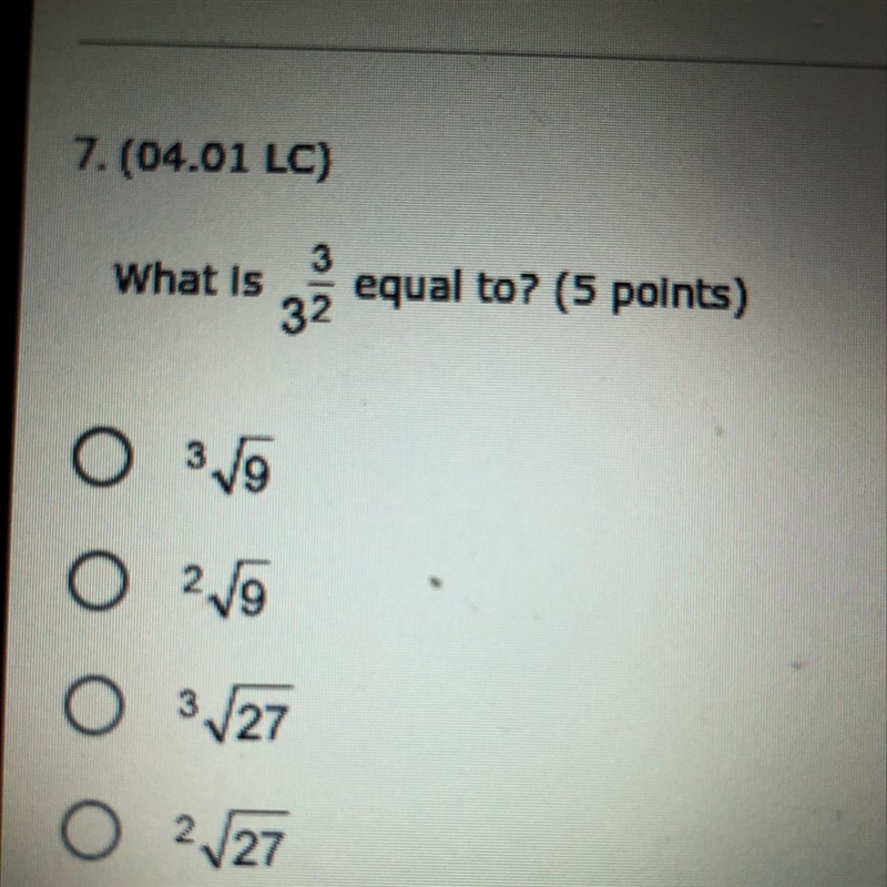 What is 3^3/2 equal to?-example-1