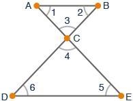 02.07)The figure shows two parallel lines AB and DE cut by the transversals AE and-example-1