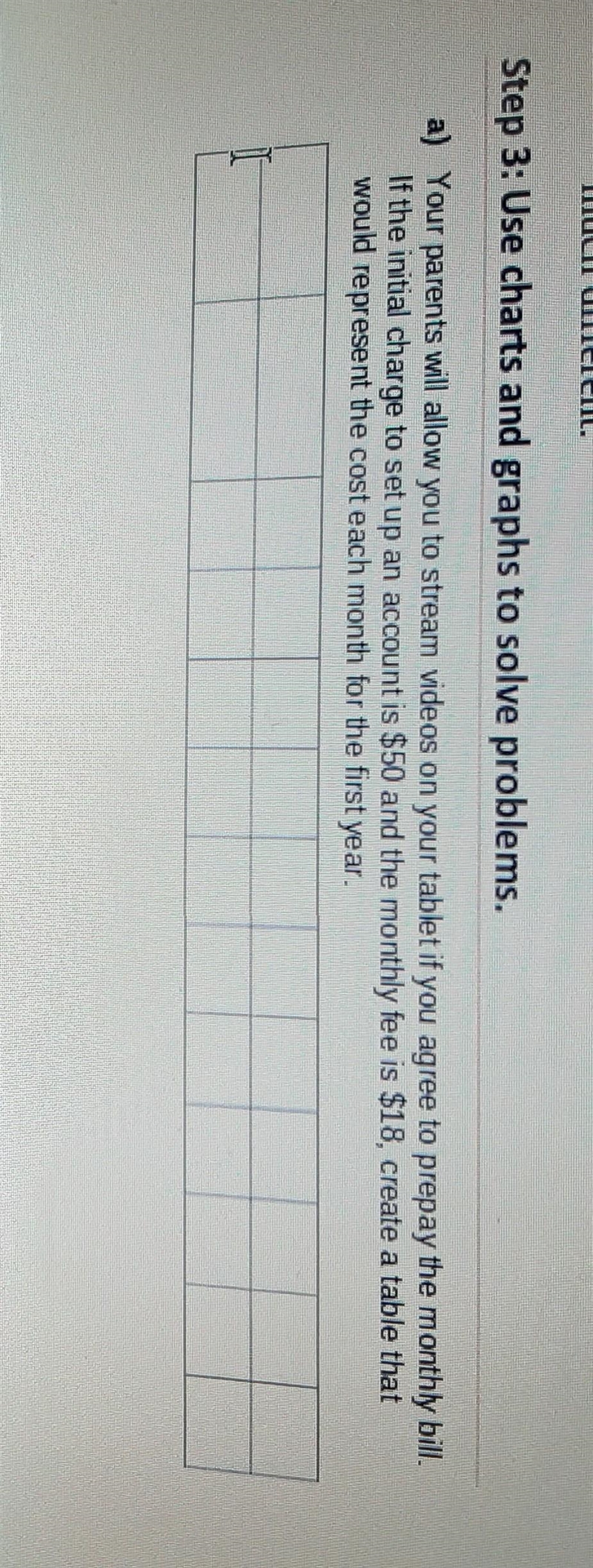 Your parents will allow you to stream videos on your tablet if you agree to prepay-example-1