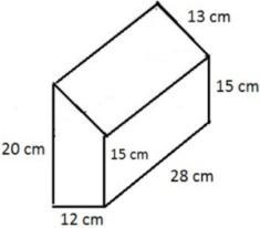 Use the picture to answer part a and part b. Part A: What is the surface area of the-example-1