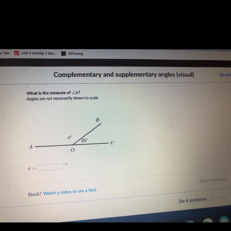 What is the measure of-example-1