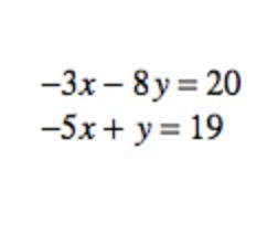 USE SUBSTITUTION METHOD TO FIND X AND Y PLEASE HELP ME QUICKLY-example-1