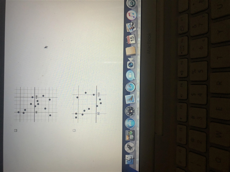 Which residual plots indicate that the original data set has a linear relationship-example-2