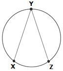 The measure of arc XZ is 32°. What is the measure of XYZ? A. 32° B. 64° C. 148° D-example-1