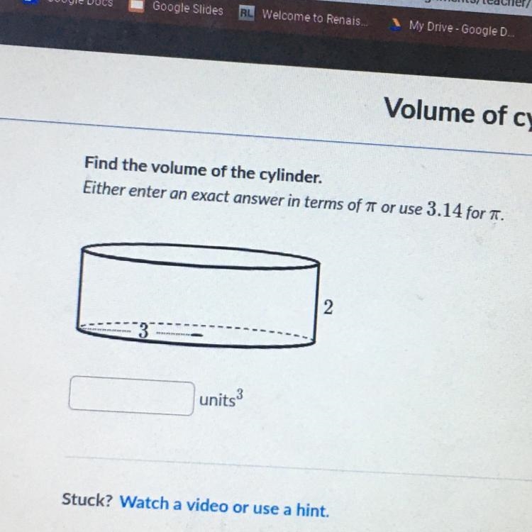 Find the volume of the shape-example-1