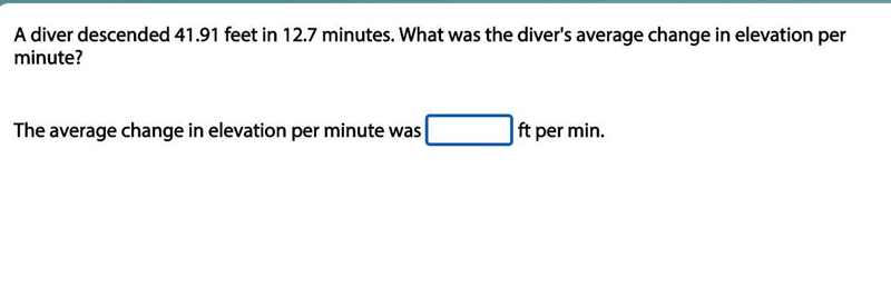 Help what was the average change in elevation per min was ____ ft per min-example-1