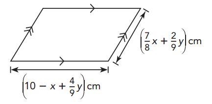 Find the perimeter of the parallelogram below.-example-1