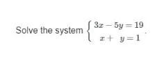 PLEASE ANSWERRRRRRRRRR A. (-4, 5) B. (8, 1) C. (3, -2) D. No solution E. Infinite-example-1