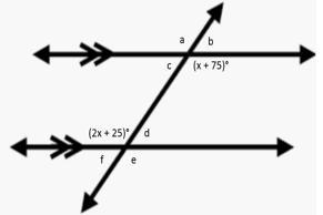 Can someone check my answers to see if they're correct? A= 75° B= 105° C= 105° D= 105° E-example-1