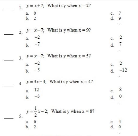 Help i suck at math A b c or d on all of them-example-1