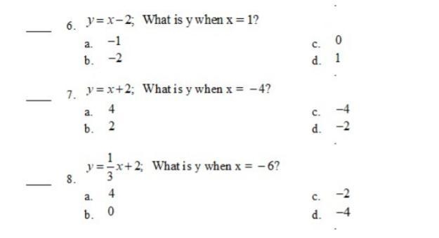 Help i suck at math A b c or d on all of them-example-2