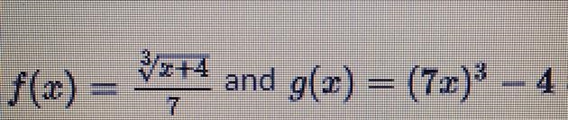 Verify that these two are inverses using composition of functions and show your work-example-1