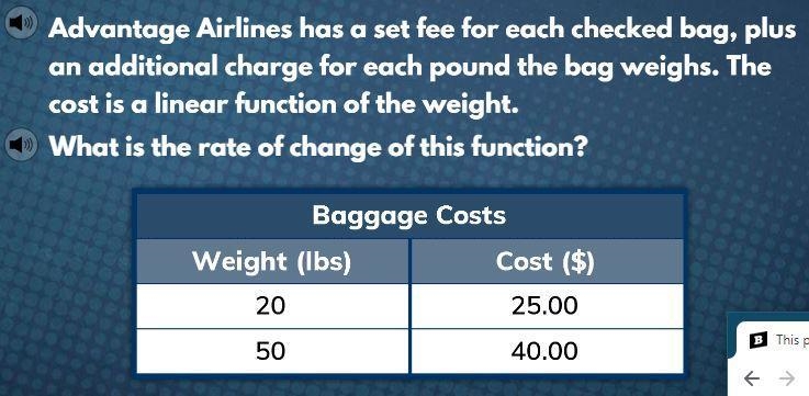 A. $1.00 / lb B. $15.00 / lb C. $0.50 / lb D. $5.00/ lb PLEASE do not answer if you-example-1