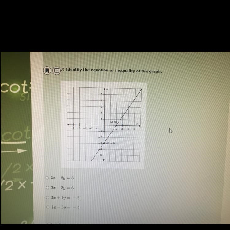 Identify the equation or inequality of the graph-example-1