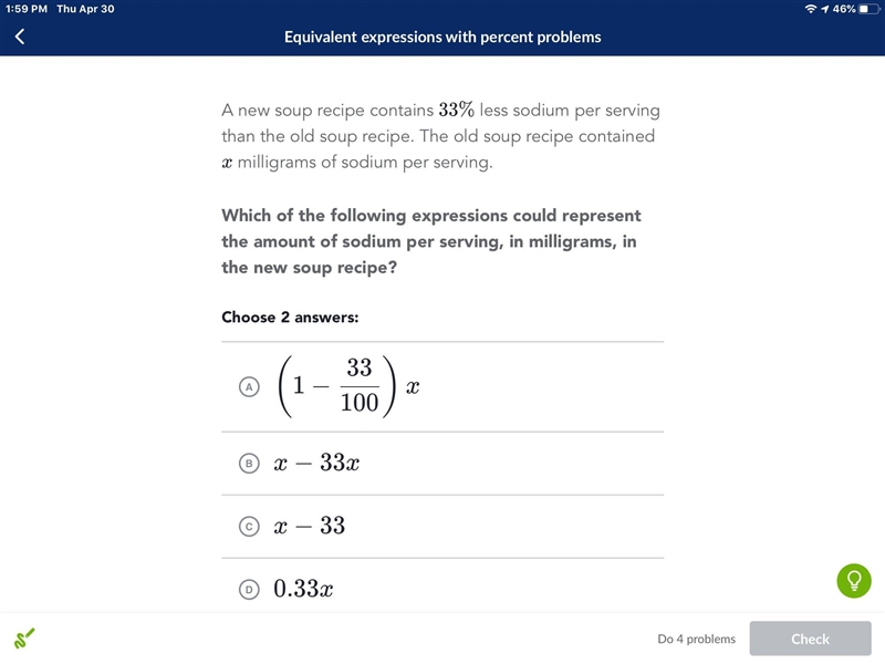 All I need is the answer thanks-example-1