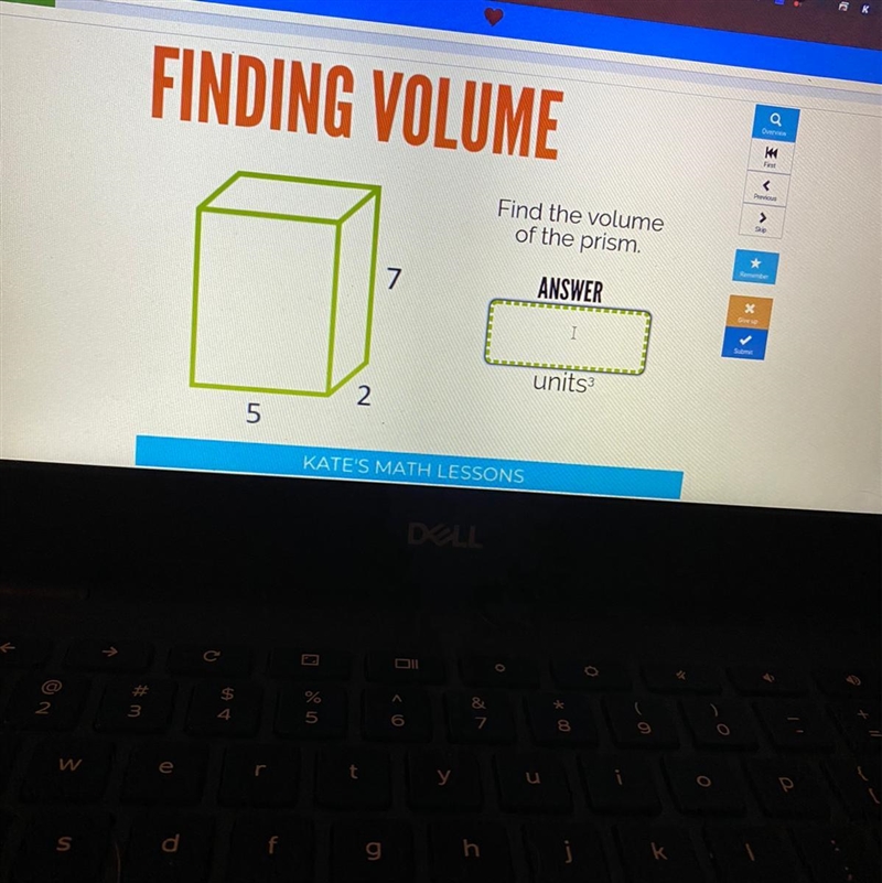 Find the volume of the prism-example-1