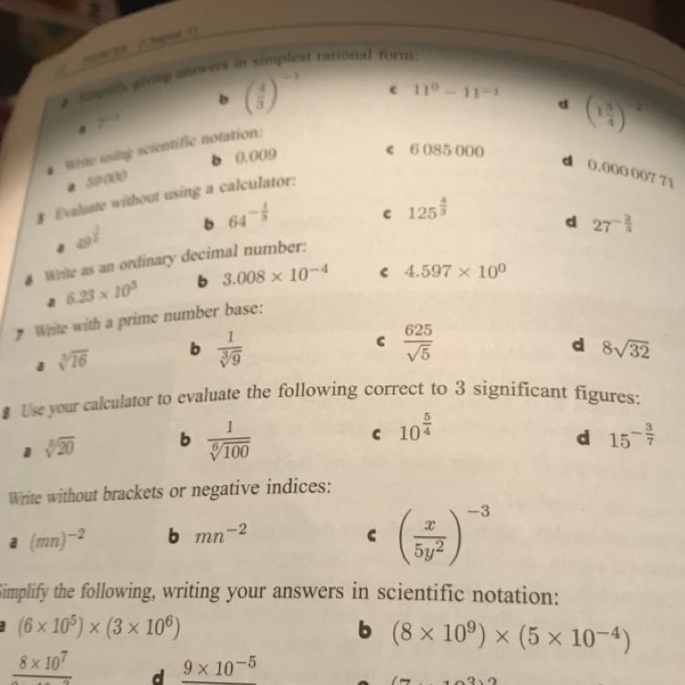 The question says “write with prime number base” and the question is 8 square root-example-1