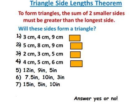 Help Please. Given sides can form a triangle. Questions down below.-example-1