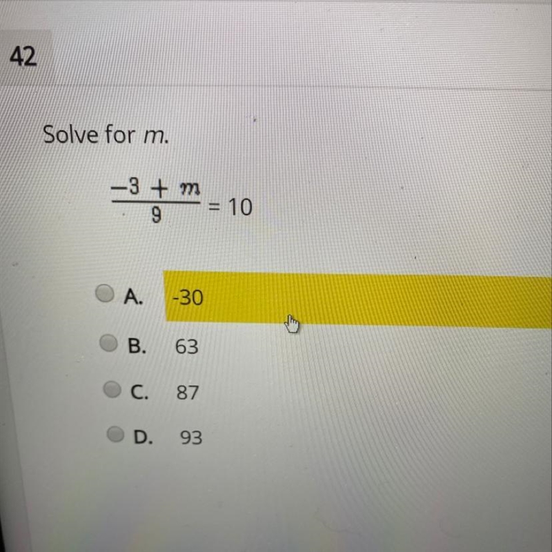 What is the correct answer for m?-example-1