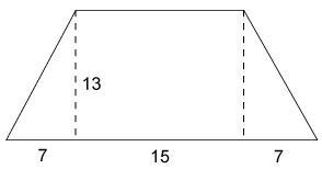 What is the area of this trapezoid with height 13 units? Please put correct answer-example-1