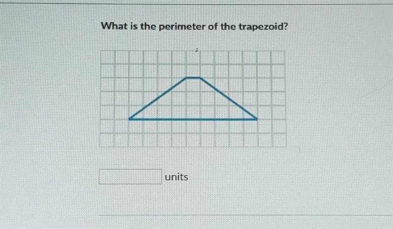 What is the perimeter of the trapezoid? ​-example-1