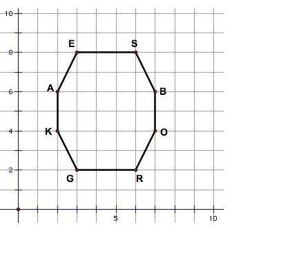 Which point is located at (7,6)? A) B B) E C) O D) R-example-1